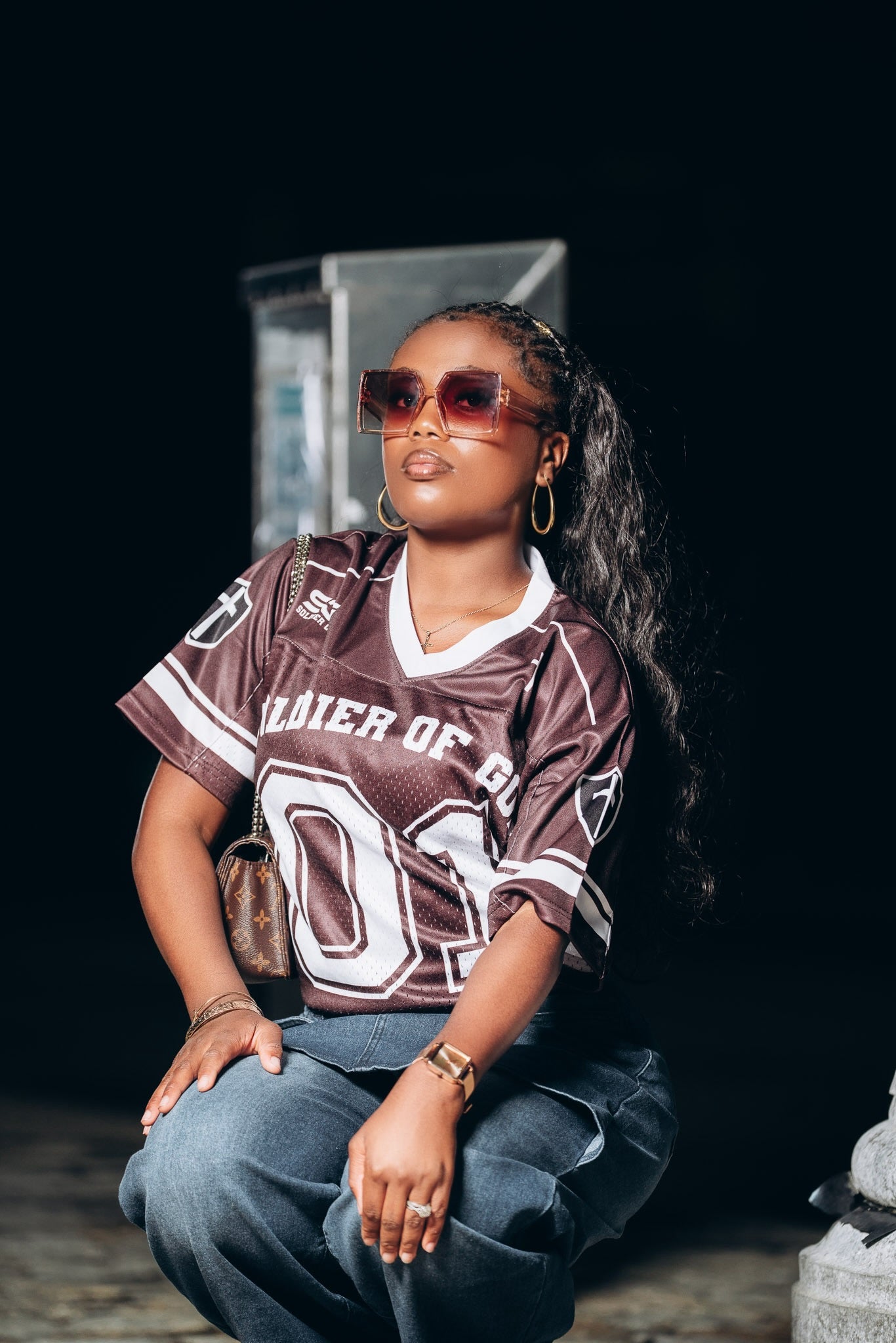 Brown Soldier of God Jersey