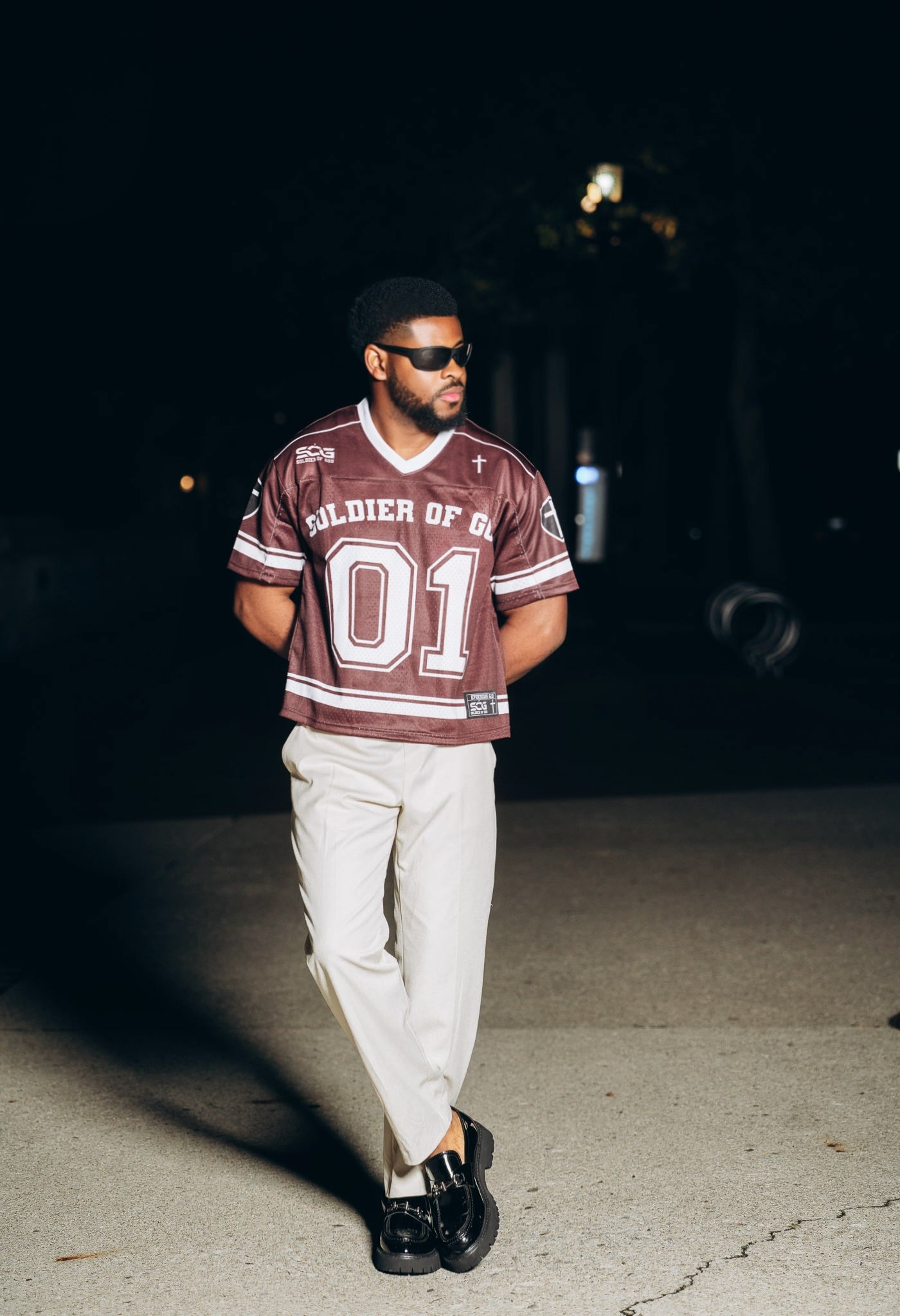 Brown Soldier of God Jersey