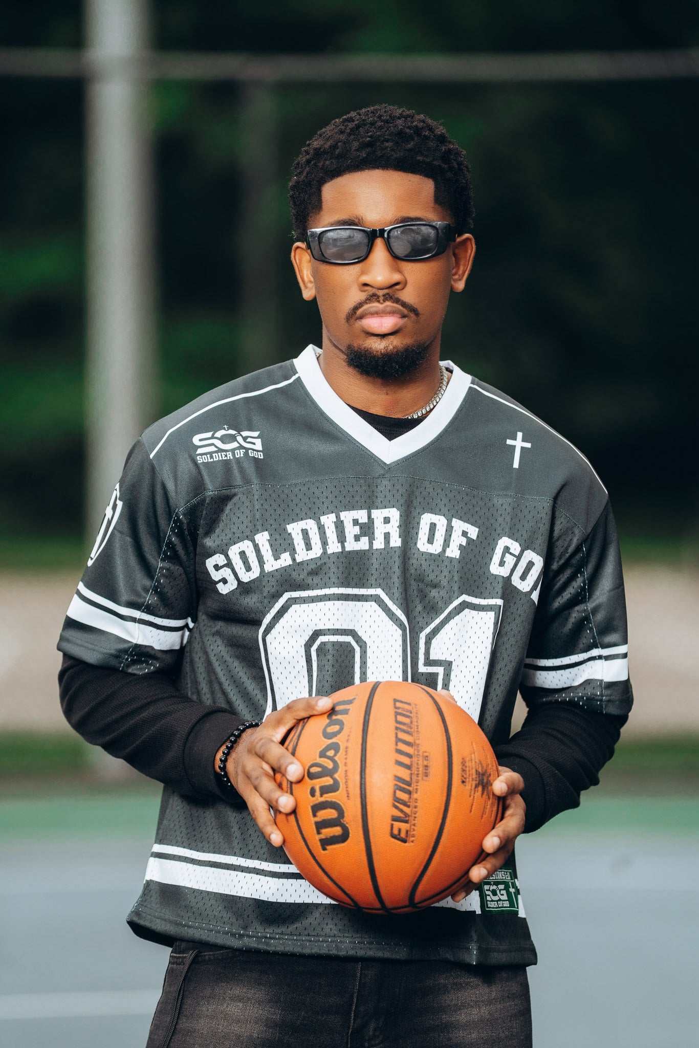 Dark Green Soldier of God Jersey